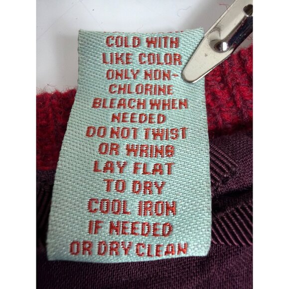 Moth Anthropologie Wool Blend Floral Yoke Cardigan Size Medium - Picture 8 of 16